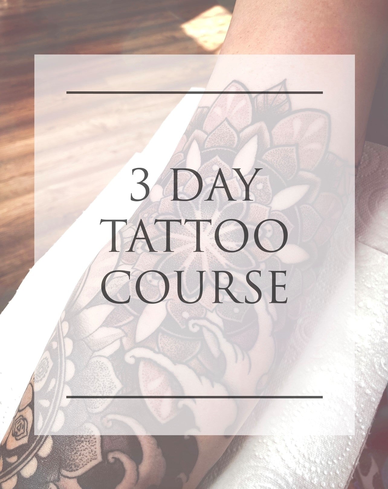 3 day tattoo course